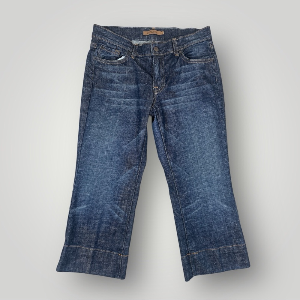 Arden B Santa Monica Capri Jeans Size 6 Y2K Stretch Denim Cropped Flare